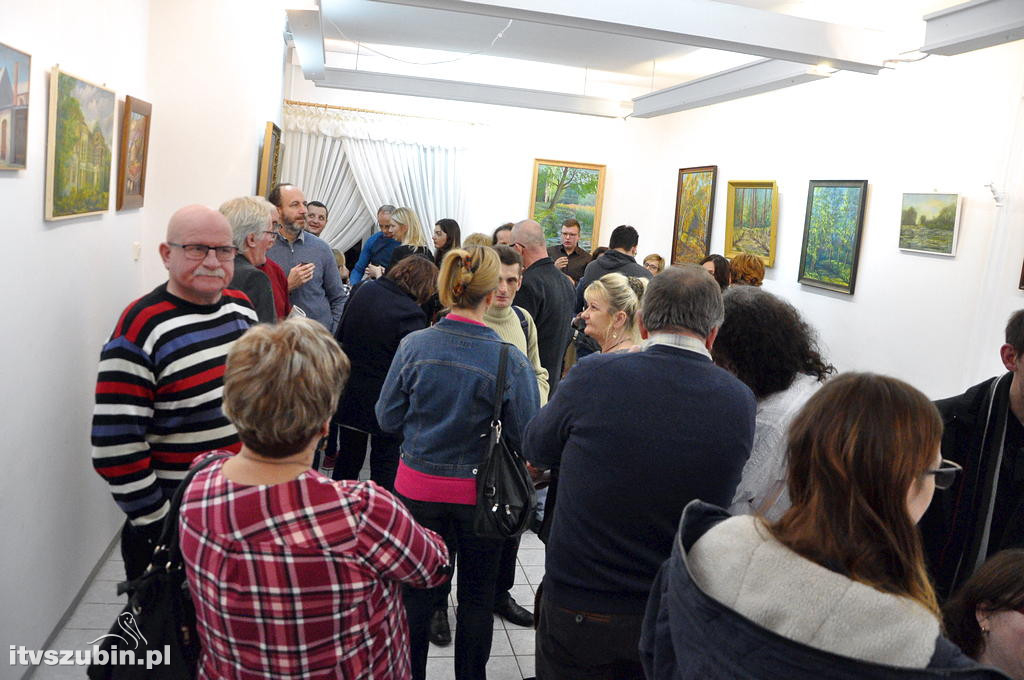 Wernisaż Krzysztofa Wilka w Galerii Plama's