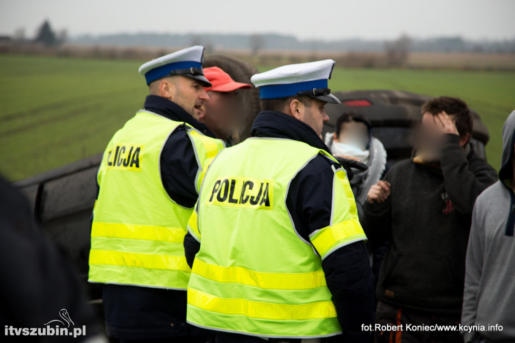 Zdarzenie drogowe w Głogowińcu, gmina Kcynia