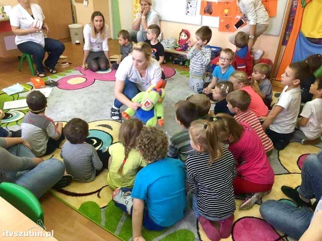 Spotkanie przedszkolaków z higienistkami stomatologicznymi
