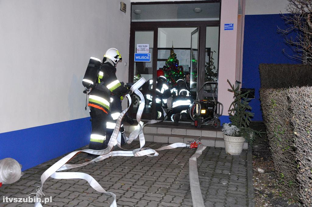 Pożar hałdy eko-groszku na terenie KPEC Szubin