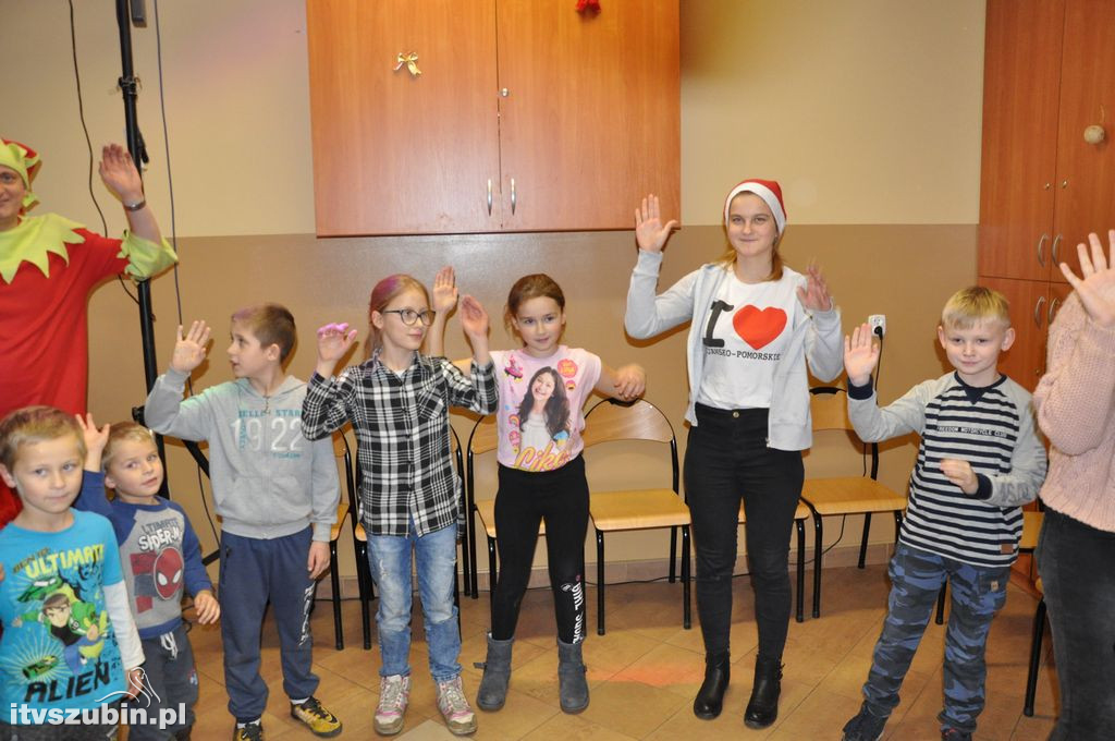 Mikołajki w świetlicy w Zalesiu