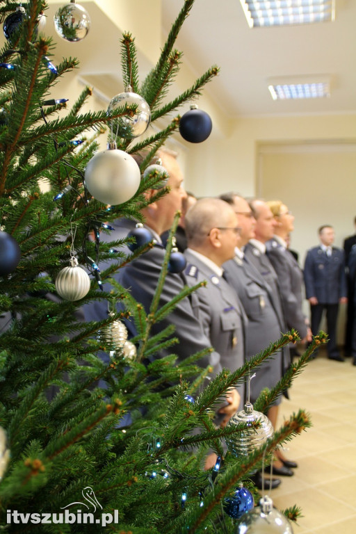 Spotkanie opłatkowe w nakielskiej komendzie