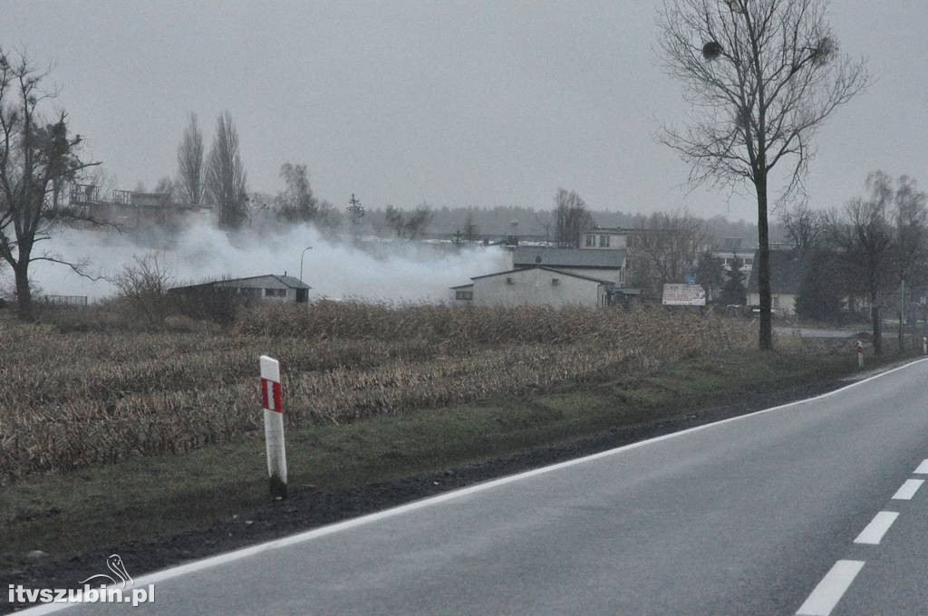 Pożar sadzy w kominie