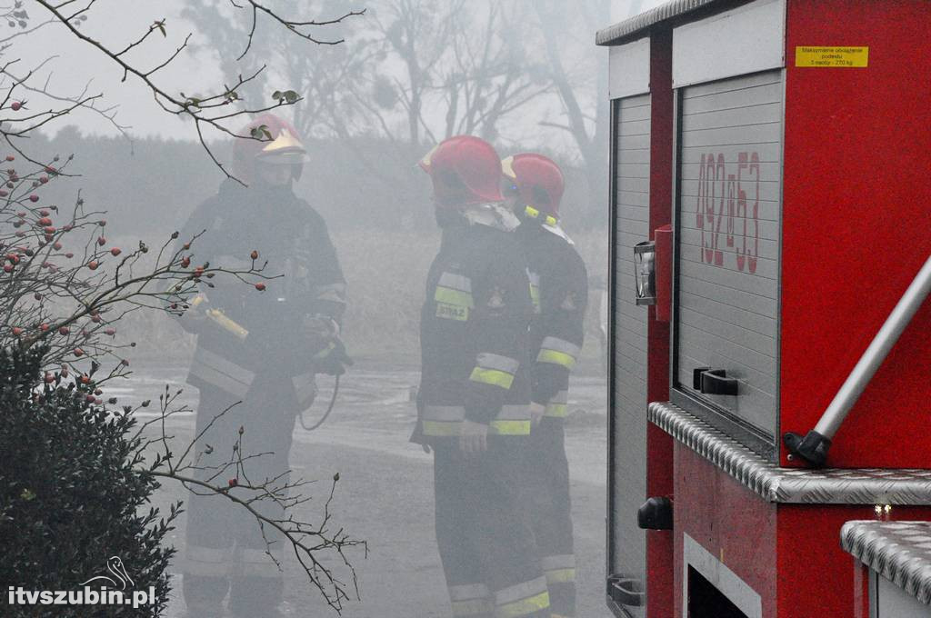 Pożar sadzy w kominie