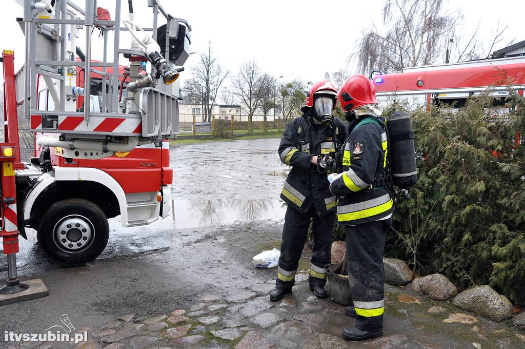 Pożar sadzy w kominie