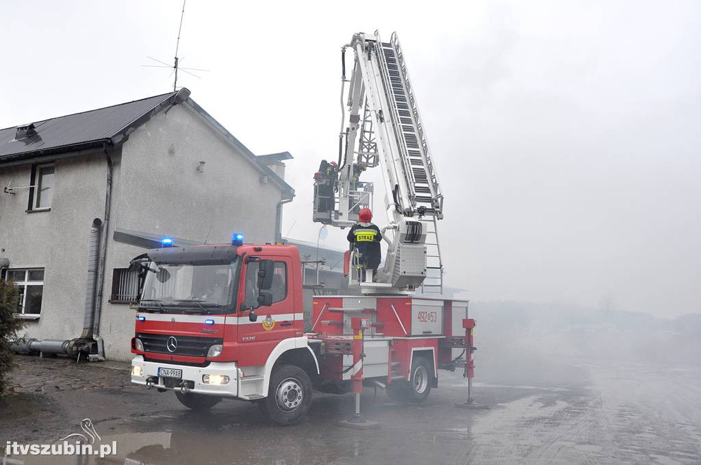Pożar sadzy w kominie