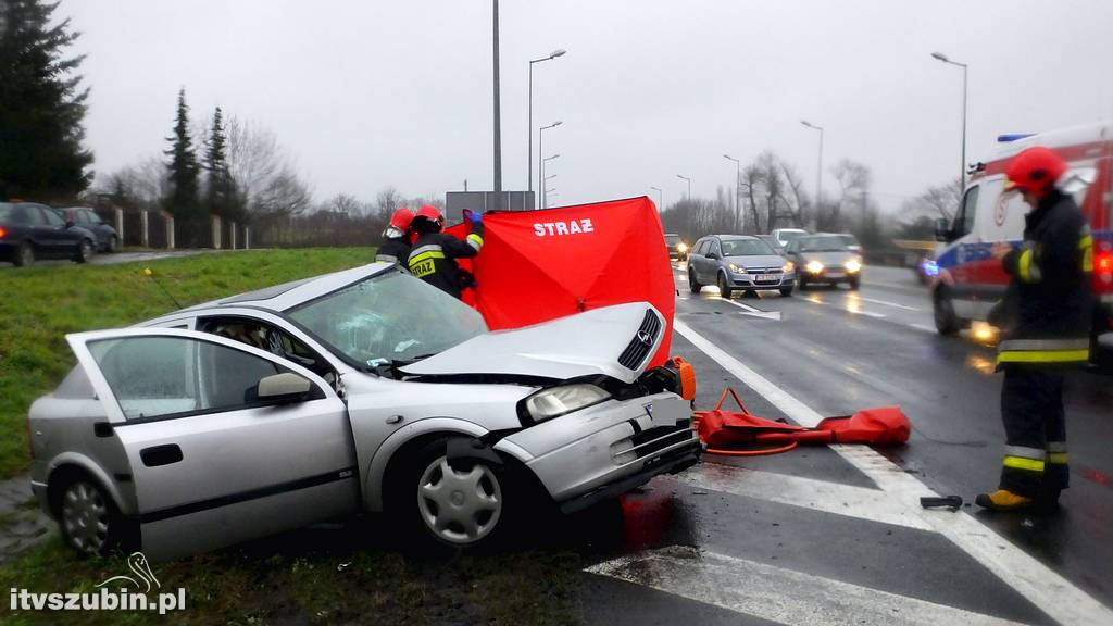 Wypadek w Nakle, skrzyżowanie Nowej z DK10