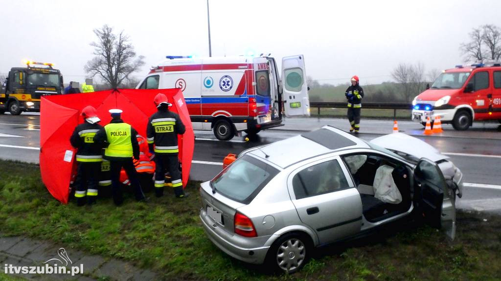 Wypadek w Nakle, skrzyżowanie Nowej z DK10