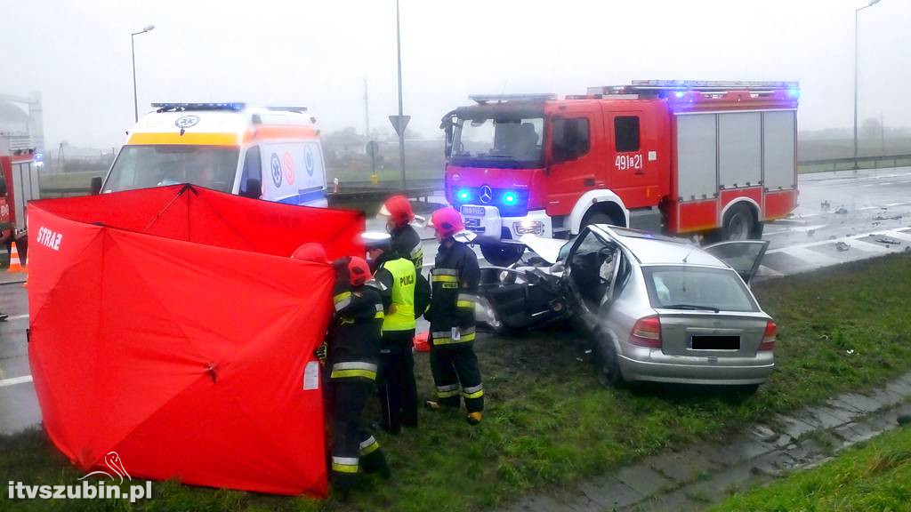 Wypadek w Nakle, skrzyżowanie Nowej z DK10