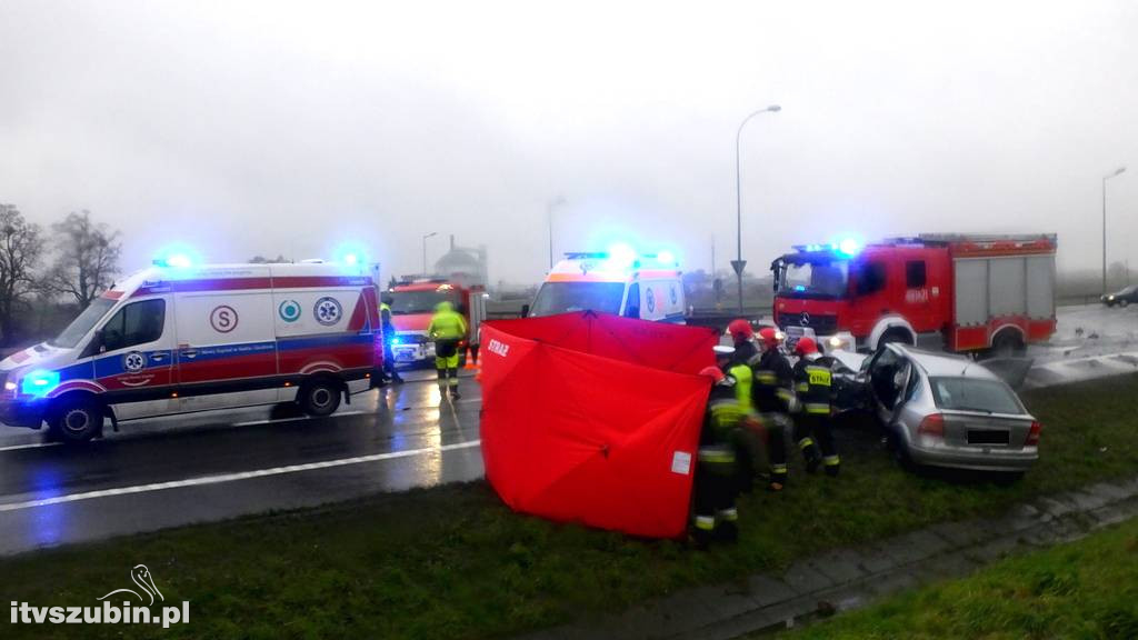 Wypadek w Nakle, skrzyżowanie Nowej z DK10
