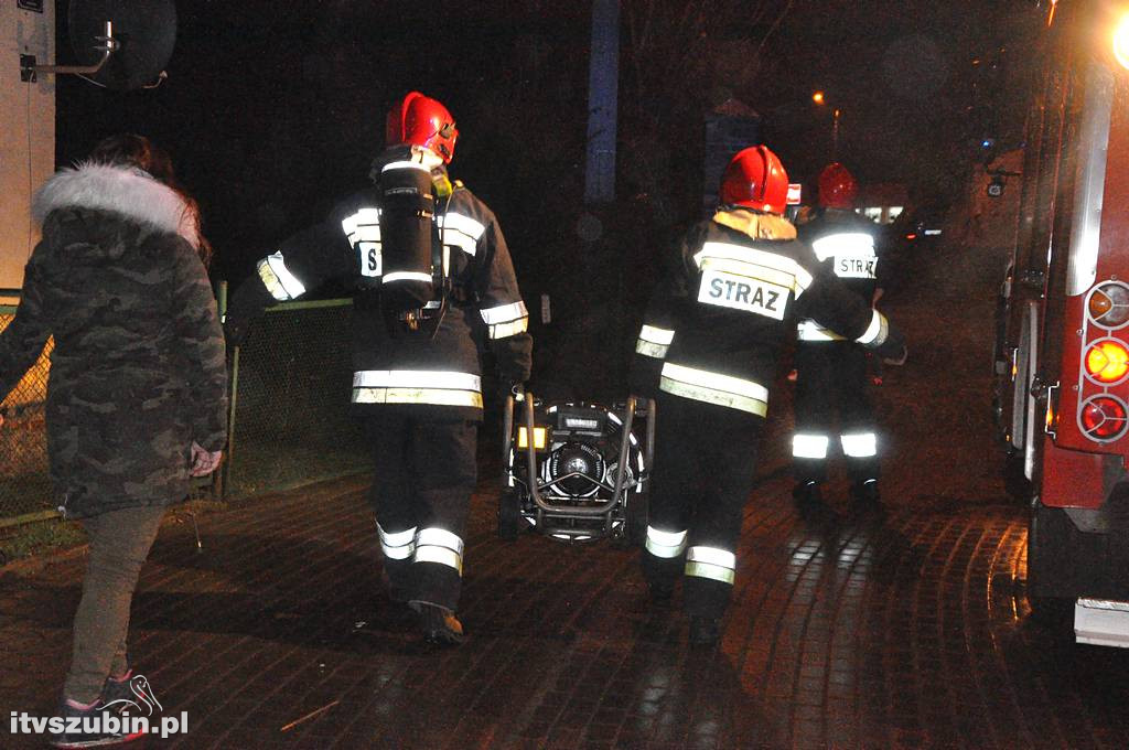 Pożar domu w Rynarzewie
