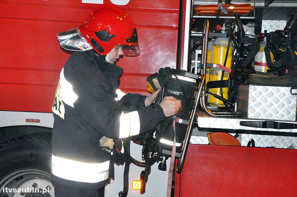 Pożar domu w Rynarzewie