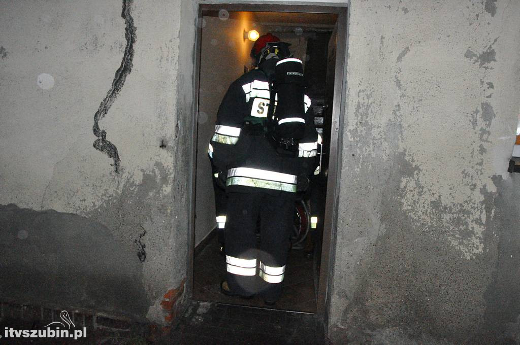 Pożar domu w Rynarzewie