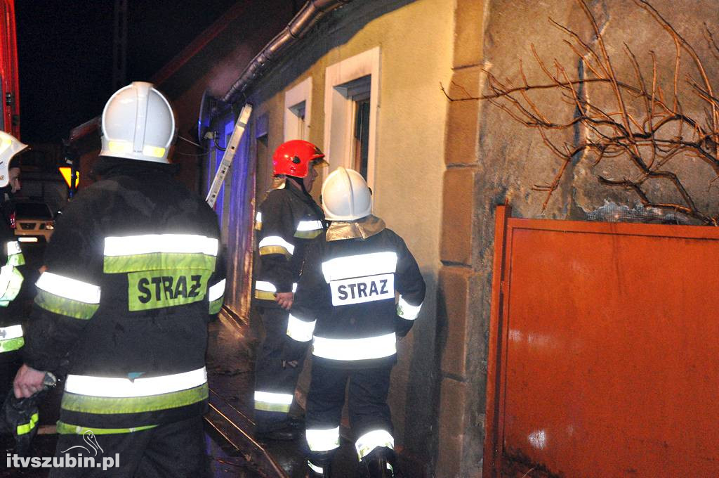 Pożar domu w Rynarzewie