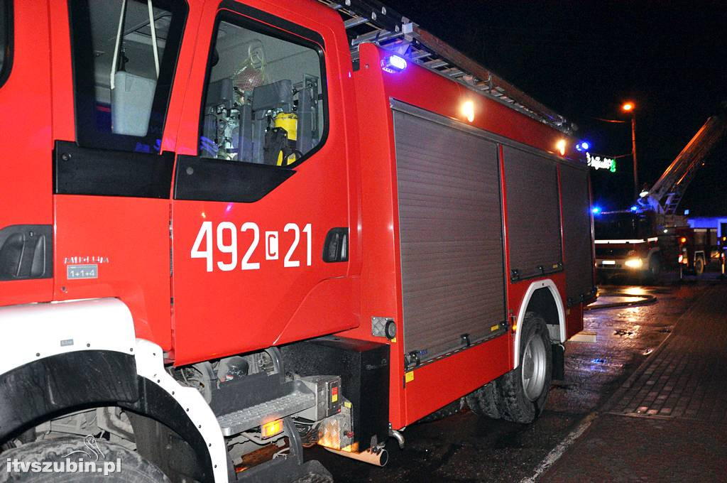 Pożar domu w Rynarzewie