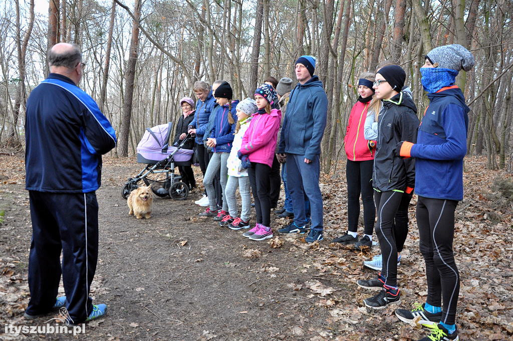 Pierwszy trening biegaczy UKB w Nowy Roku 2018