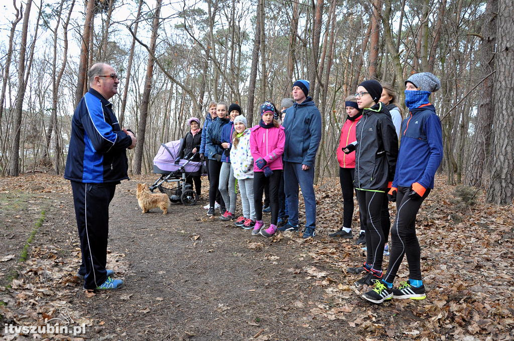 Pierwszy trening biegaczy UKB w Nowy Roku 2018