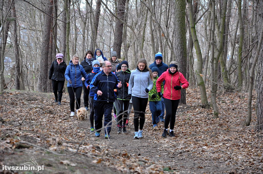 Pierwszy trening biegaczy UKB w Nowy Roku 2018