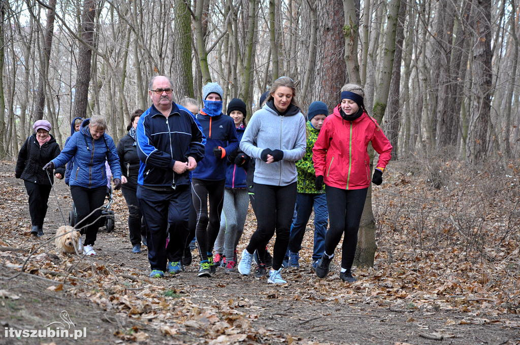 Pierwszy trening biegaczy UKB w Nowy Roku 2018