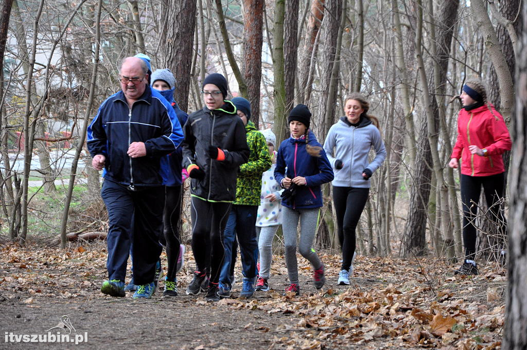 Pierwszy trening biegaczy UKB w Nowy Roku 2018