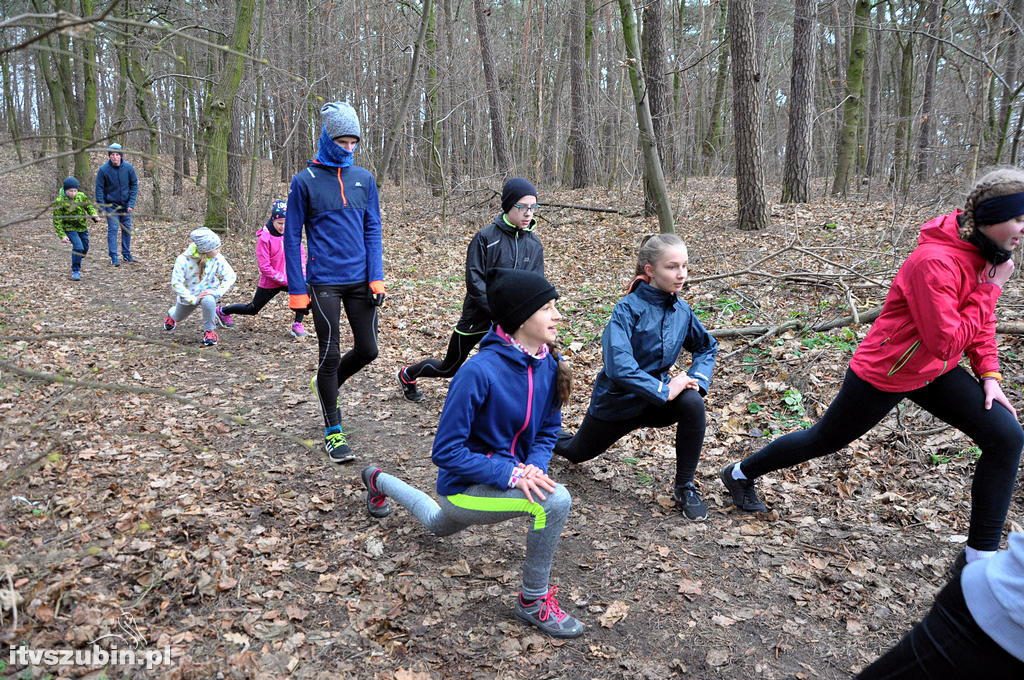 Pierwszy trening biegaczy UKB w Nowy Roku 2018