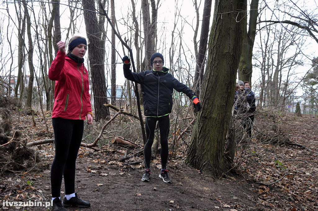 Pierwszy trening biegaczy UKB w Nowy Roku 2018