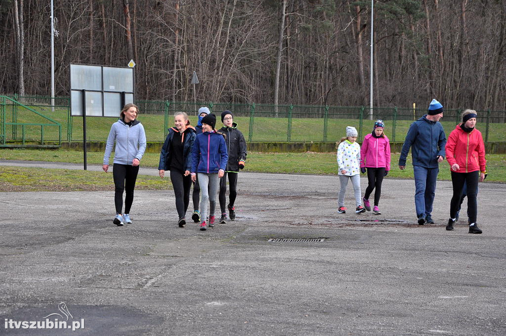 Pierwszy trening biegaczy UKB w Nowy Roku 2018