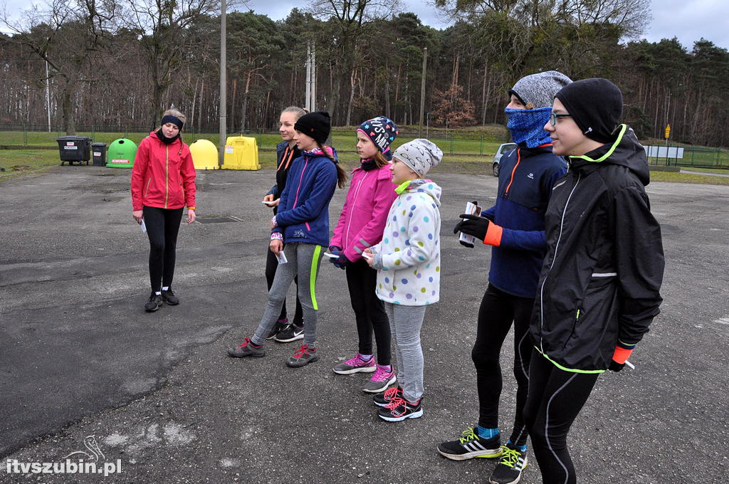 Pierwszy trening biegaczy UKB w Nowy Roku 2018