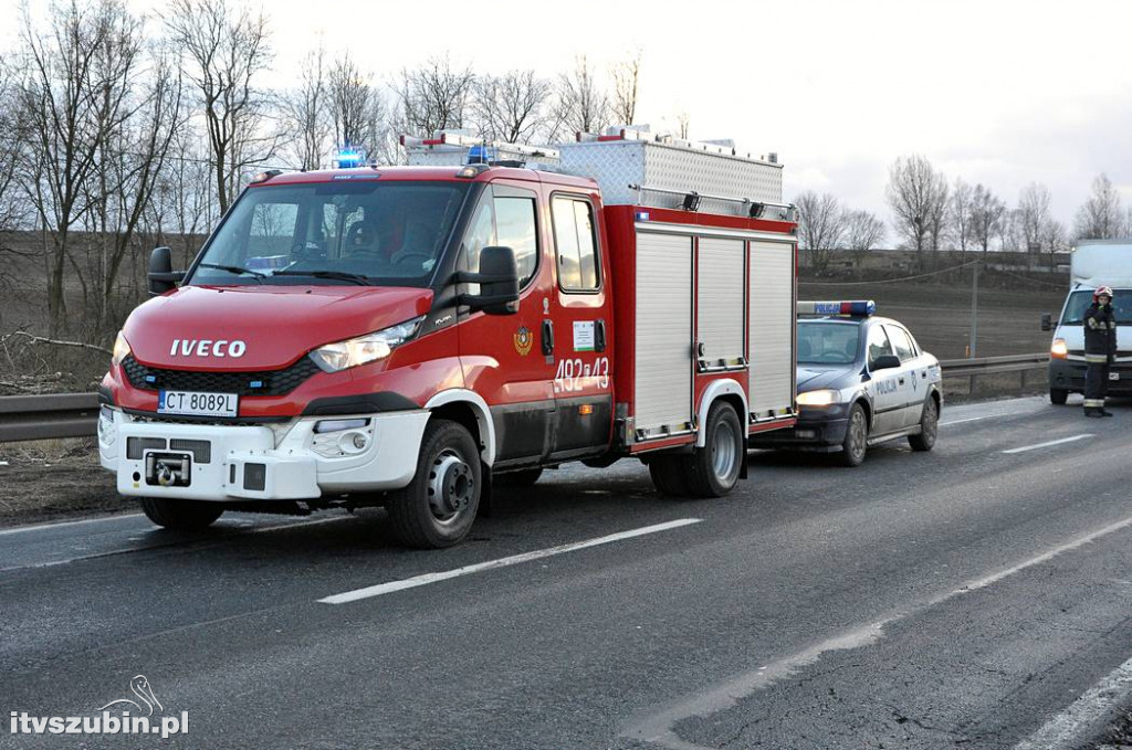 Kolizja w Szkocji DK5