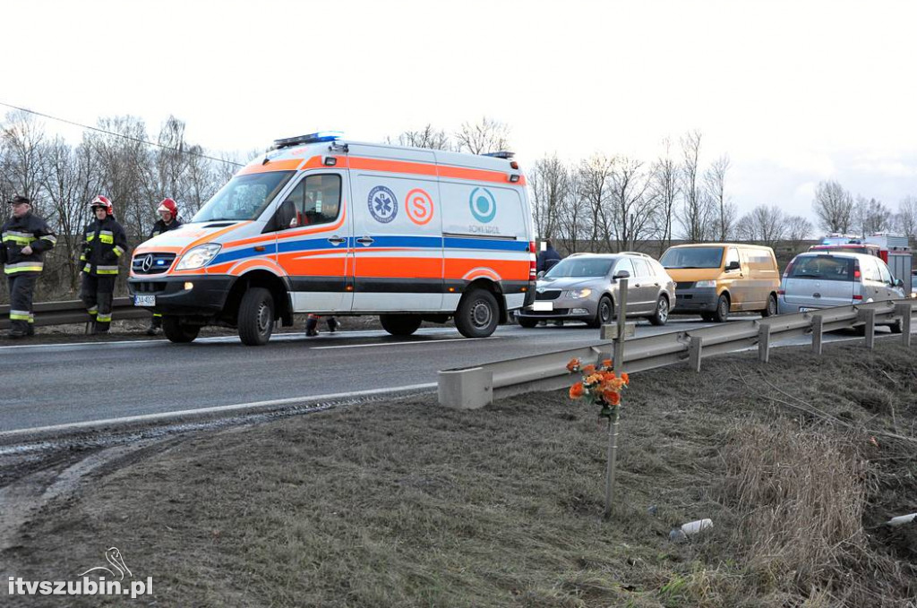 Kolizja w Szkocji DK5