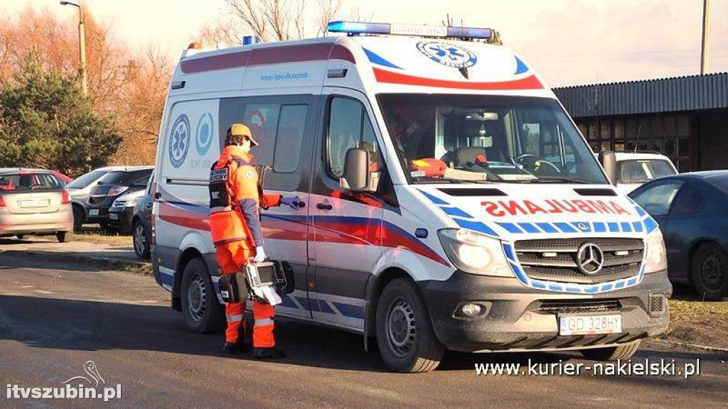Poparzony mężczyzna trafił do szpitala