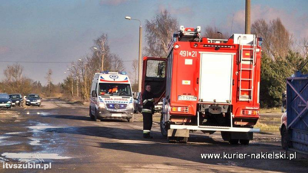 Poparzony mężczyzna trafił do szpitala