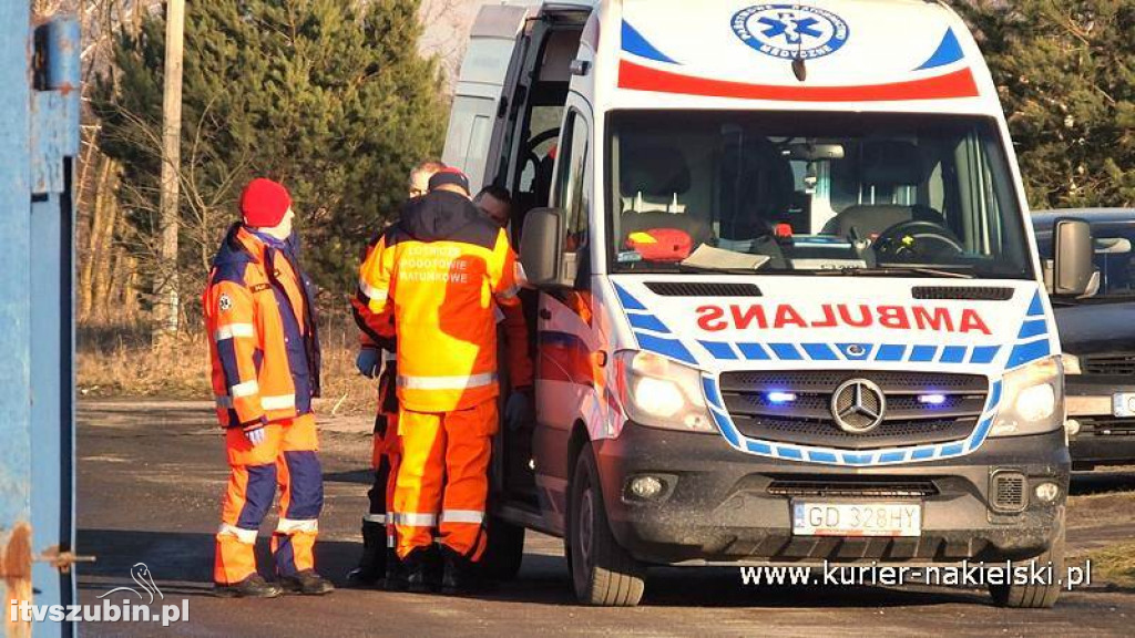 Poparzony mężczyzna trafił do szpitala