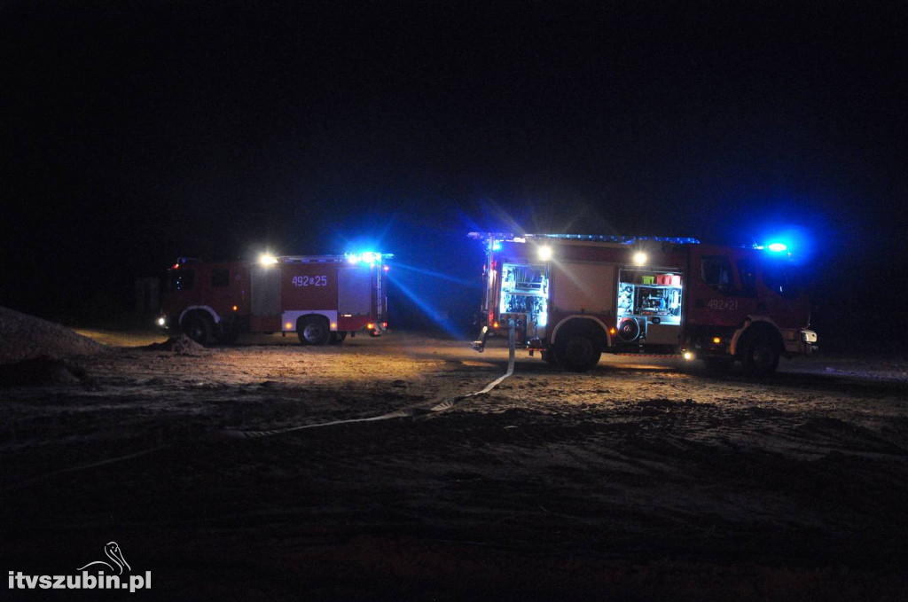Nocny pożar w Wąsoszu