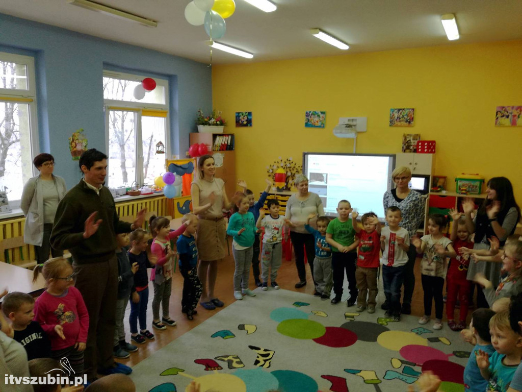 Spotkanie przedszkolaków z leśniczym