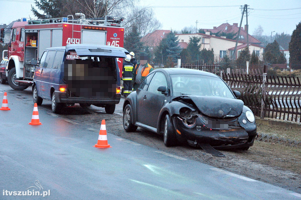Poniedziałkowe zdarzenia drogowe
