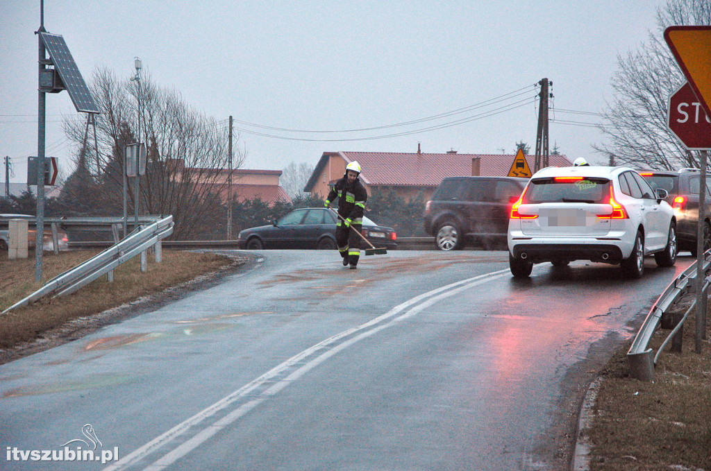 Poniedziałkowe zdarzenia drogowe