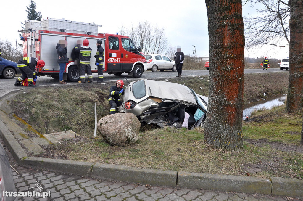 Poniedziałkowe zdarzenia drogowe