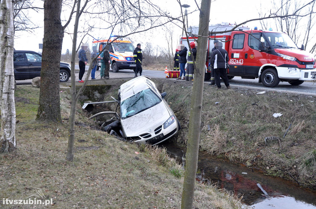 Poniedziałkowe zdarzenia drogowe