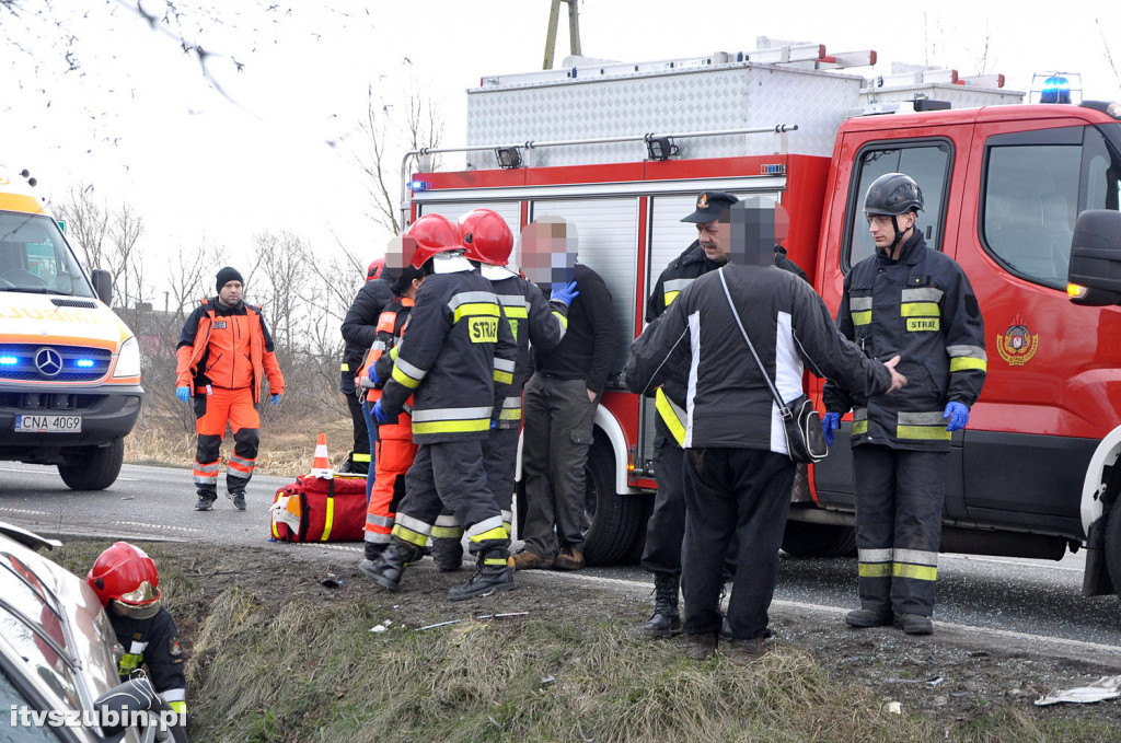 Poniedziałkowe zdarzenia drogowe