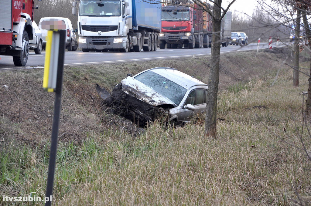 Poniedziałkowe zdarzenia drogowe