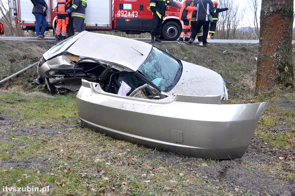 Poniedziałkowe zdarzenia drogowe
