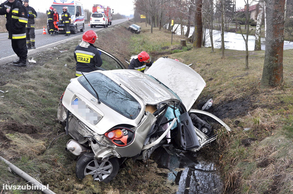 Poniedziałkowe zdarzenia drogowe