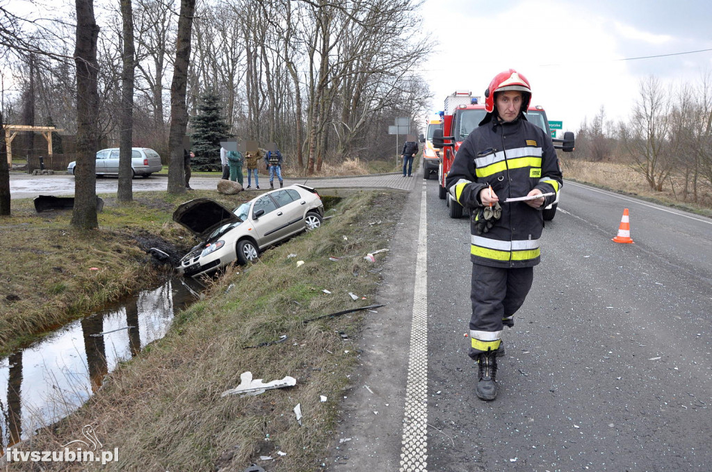 Poniedziałkowe zdarzenia drogowe