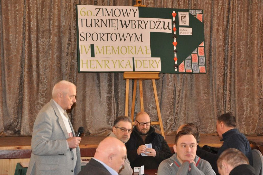 Zimowy Turniej Brydża w SzDK