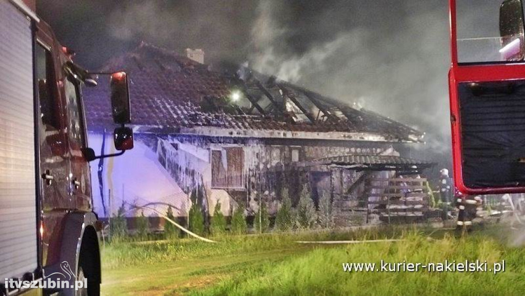 Pożar budynku jednorodzinnego w Potulicach