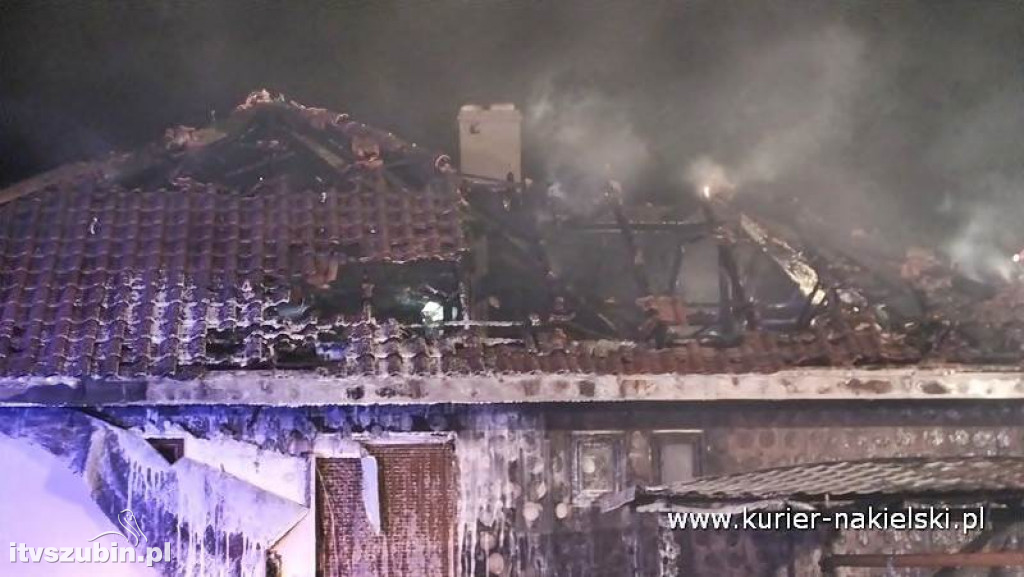 Pożar budynku jednorodzinnego w Potulicach