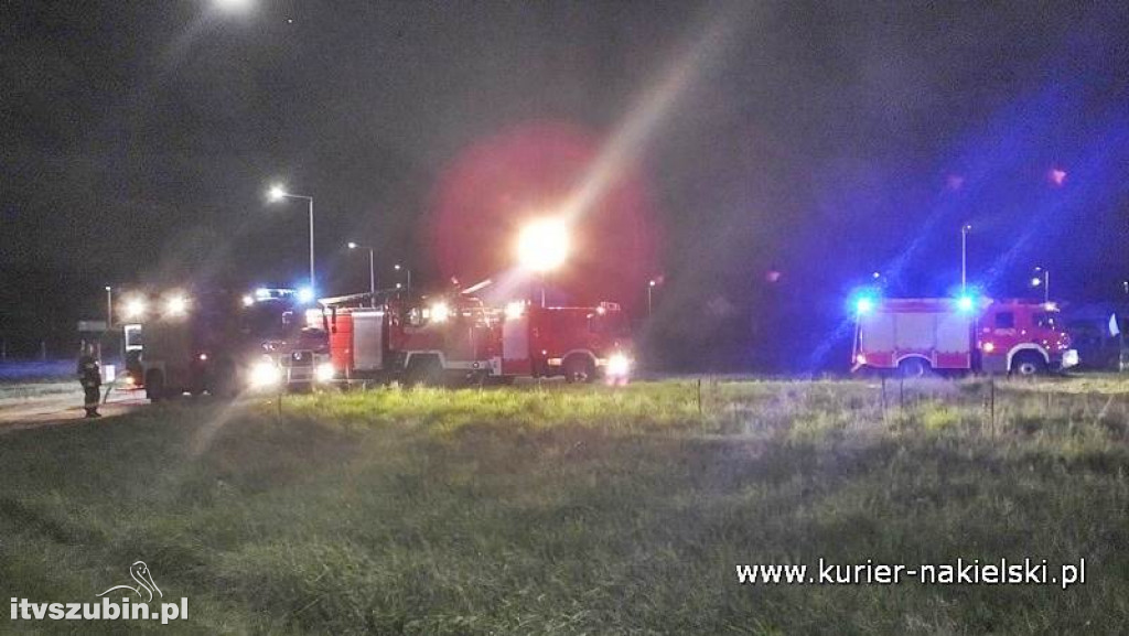 Pożar budynku jednorodzinnego w Potulicach