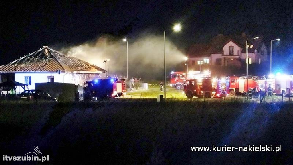 Pożar budynku jednorodzinnego w Potulicach