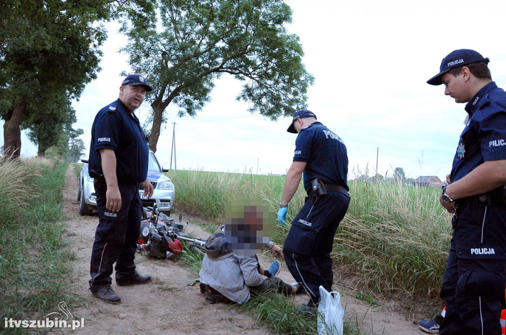 Środowy pościg za pijanym motocyklistą